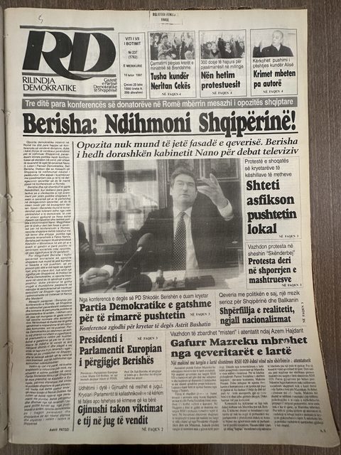 Rilindja Demokratike 1997-10-15
